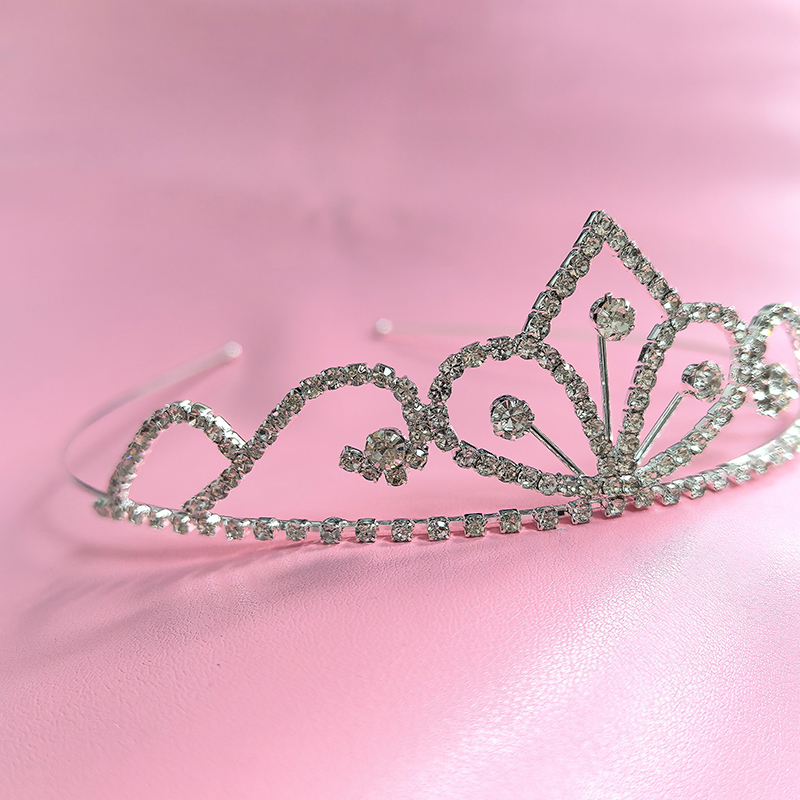 Women'S Accessories List - تاج زفاف فضي اللون مرصع بالأحجار