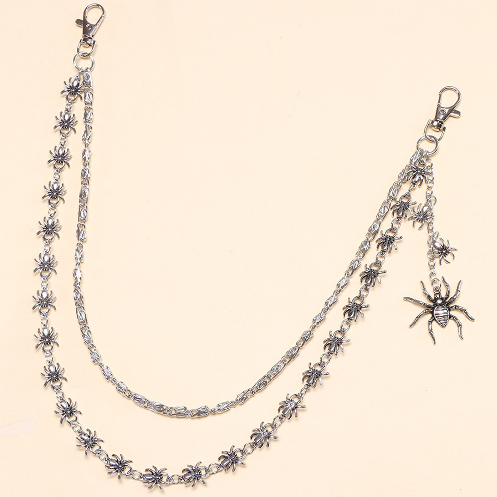 Women'S Jeans Accessories Chain - حزام خصر من الدنيم ذو طبقتين