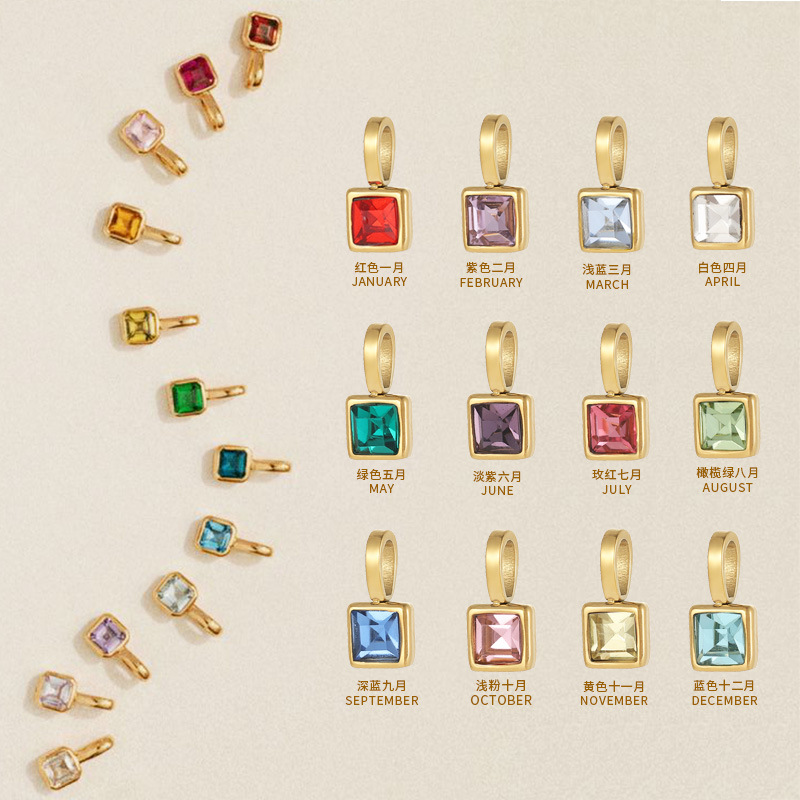 Charm Necklace Dainty - CARLIDANA لذيذ المرأة هدية عيد ميلاد
