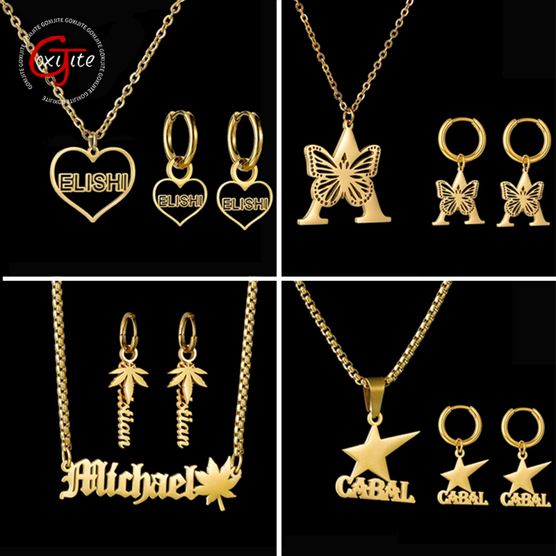 Women Accessories Name - Goxijite أقراط اسم مخصصة للنساء الفتيات