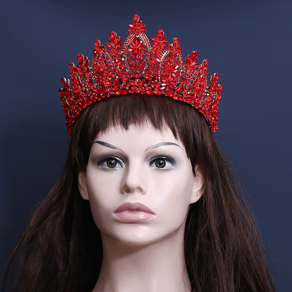 Women Accessories For Wedding - تاج زفاف على الطراز الباروكي الأوروبي