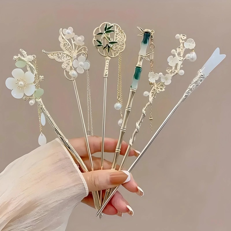 Women Accessories Shop Design - 1/6 قطع دبوس شعر أنيق على