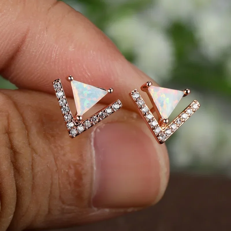 Women'S Accessories New Look - أقراط مثلثة أسترالية فاخرة وأنيقة ذات