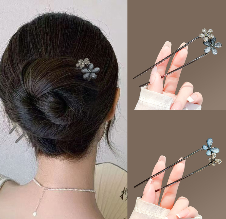 Women'S Accessories List - دبوس شعر معدني على شكل حرف