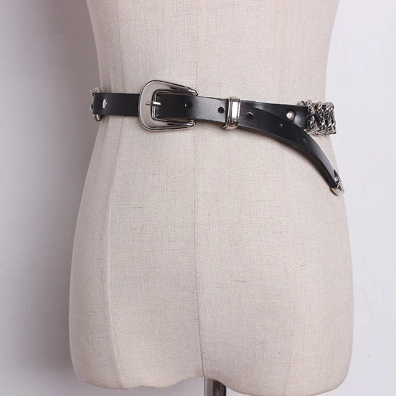 النساء الهيب هوب حزام معدني فس - مراجعة Women'S Jeans Accessories Chain وسعره