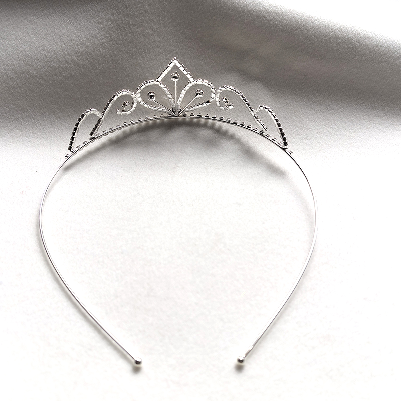 تاج زفاف فضي اللون مرصع بالأحج - مراجعة Women'S Accessories List وسعره