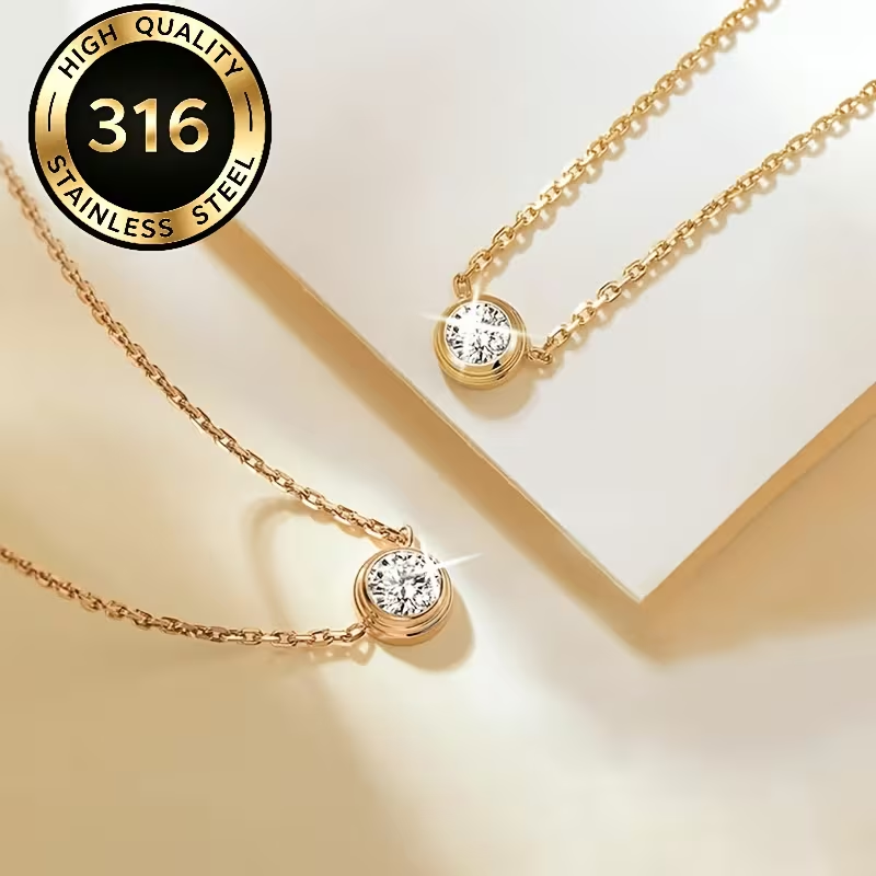 قلادة مطلية بالذهب عيار 18 قير - مراجعة Charm Necklace Dainty وسعره