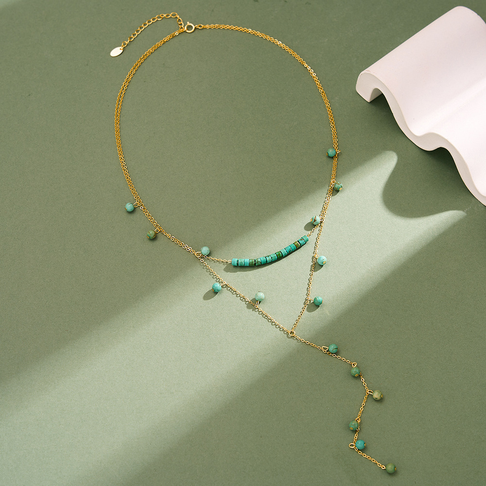قلادة نسائية من الفضة الاسترلي - مراجعة Charm Necklace Dainty وسعره