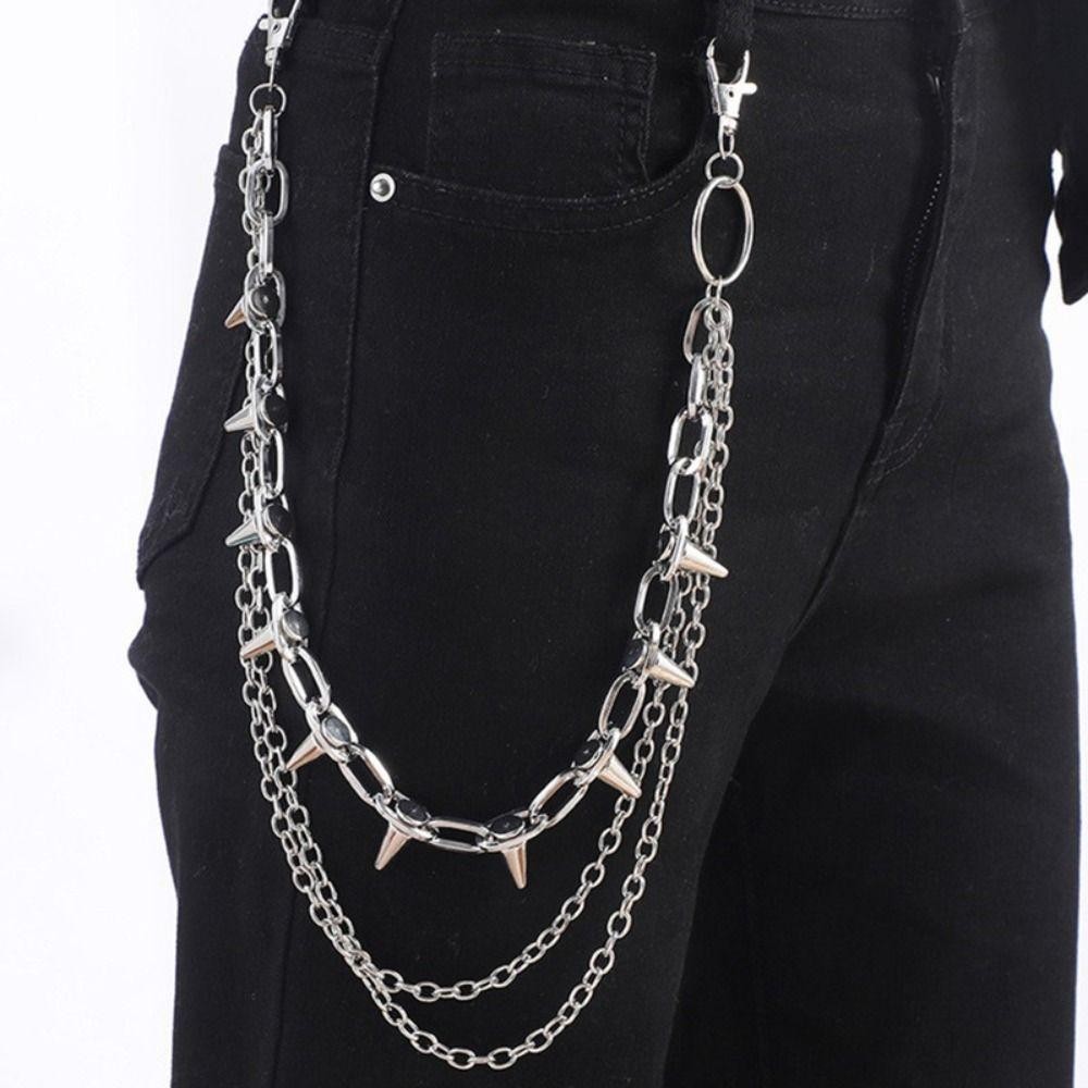 سلسلة خصر للجنسين بتصميم هيب ه - مراجعة Women'S Jeans Accessories Chain وسعره