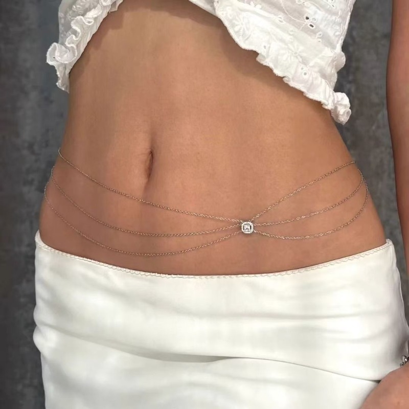 سلسلة خصر معدنية صيفية فاخرة م - مراجعة Women'S Jeans Accessories Chain وسعره