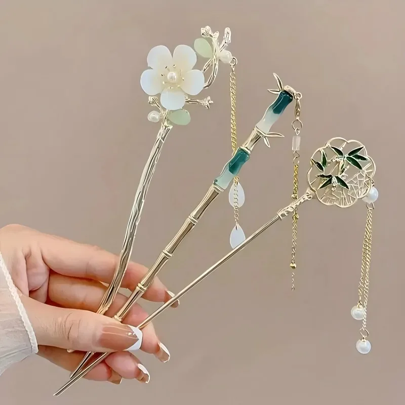 دبوس شعر أنيق على الطراز الصين - مراجعة Women Accessories Shop Design وسعره