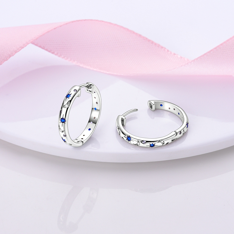 أقراط دائرية من الفضة الإسترلي - مراجعة Women'S Accessories Jewelry Sale وسعره