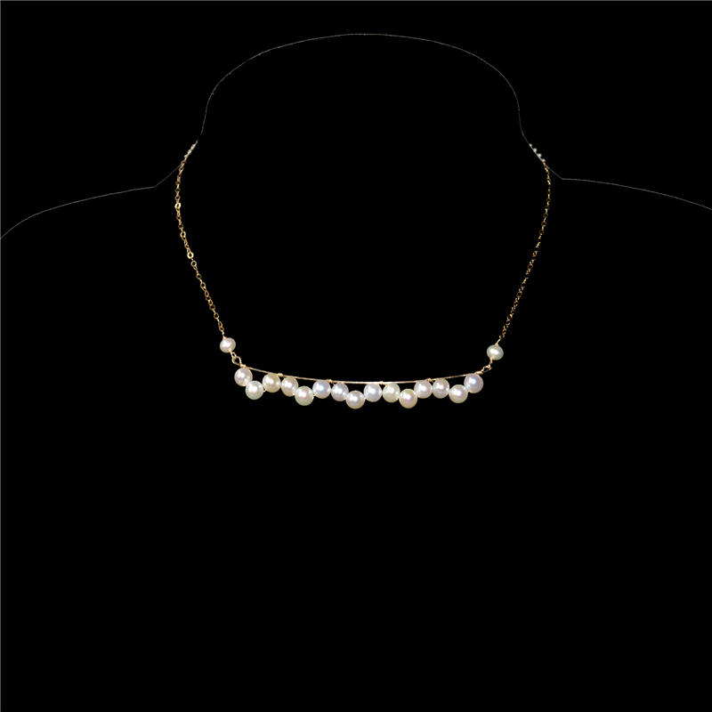 Lii Ji 14K الذهب معبأ اللؤلؤ ا - مراجعة Charm Necklace Dainty وسعره