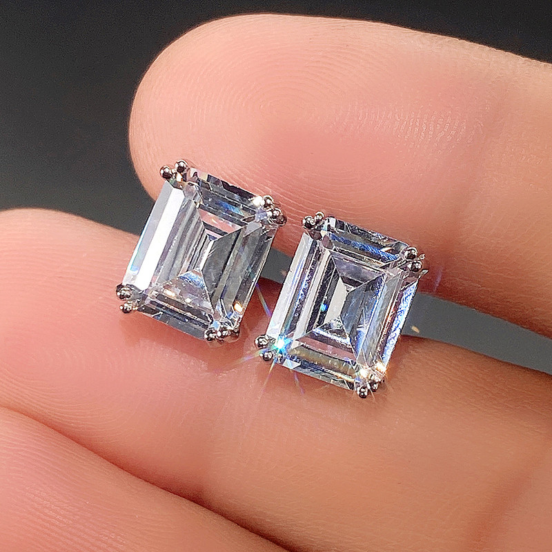 أقراط مرصعة بالزركونيا مربعة م - مراجعة Women'S Accessories Jewelry Sale وسعره