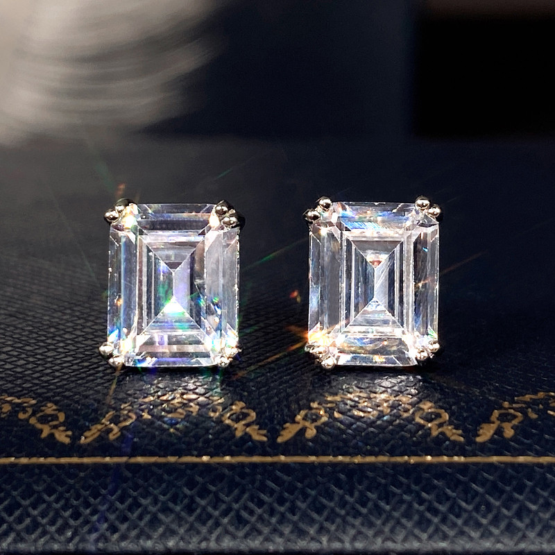 أقراط مرصعة بالزركونيا مربعة م - مراجعة Women'S Accessories Jewelry Sale وسعره