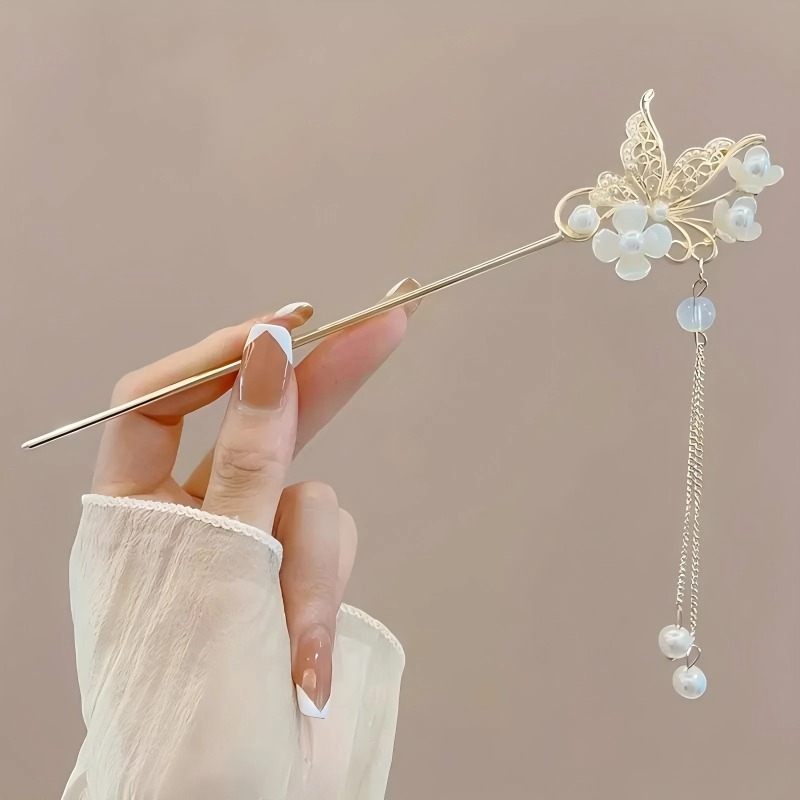 1/6 قطع دبوس شعر أنيق على الطر - مراجعة Women Accessories Shop Design وسعره
