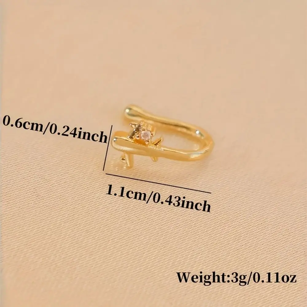 مشبك أنف بتصميم طائرة بدون ثقب - مراجعة Women'S Accessories Jewelry Sale وسعره