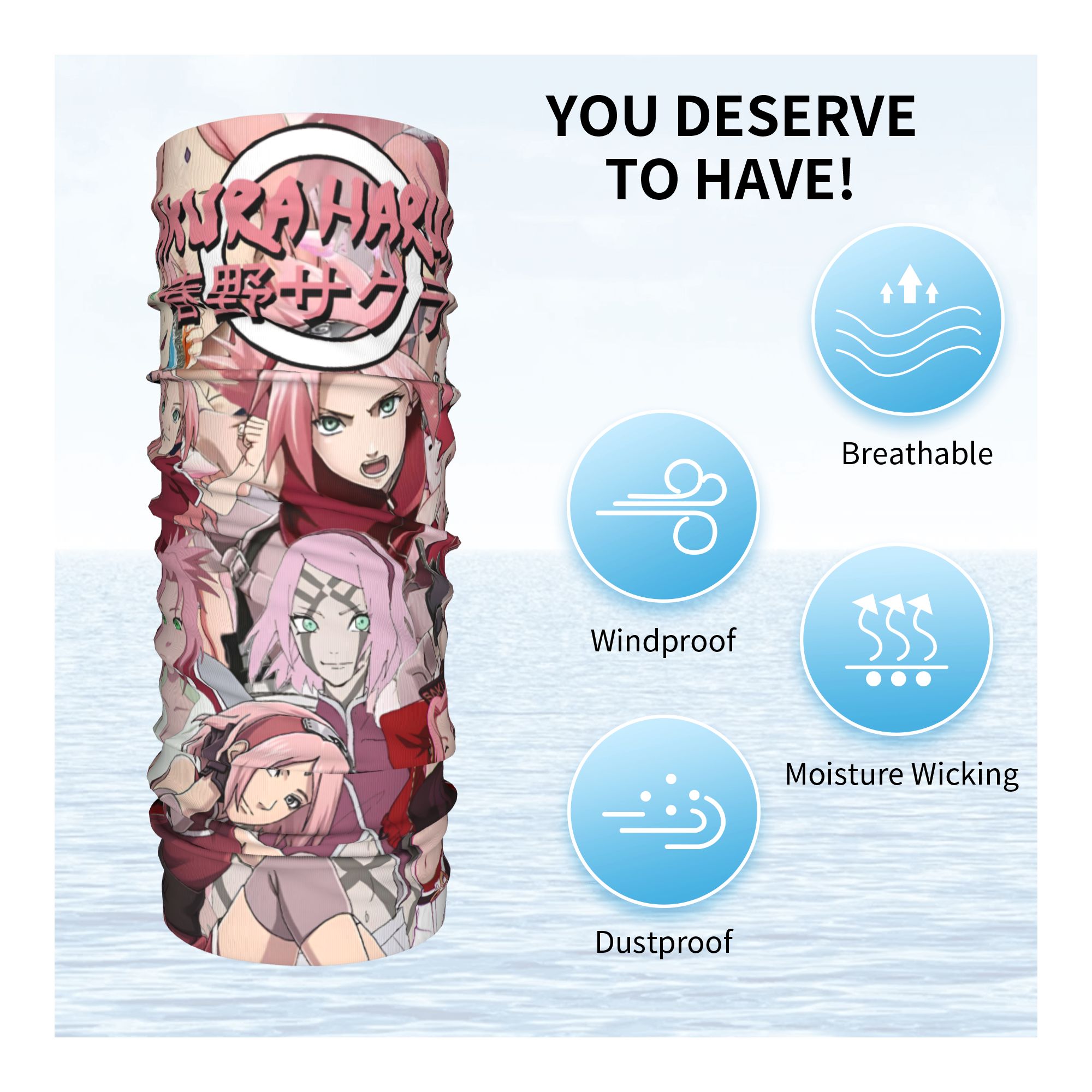 وشاح أنبوبي مخصص بتصميم أنمي S - مراجعة Women Accessories Poster وسعره