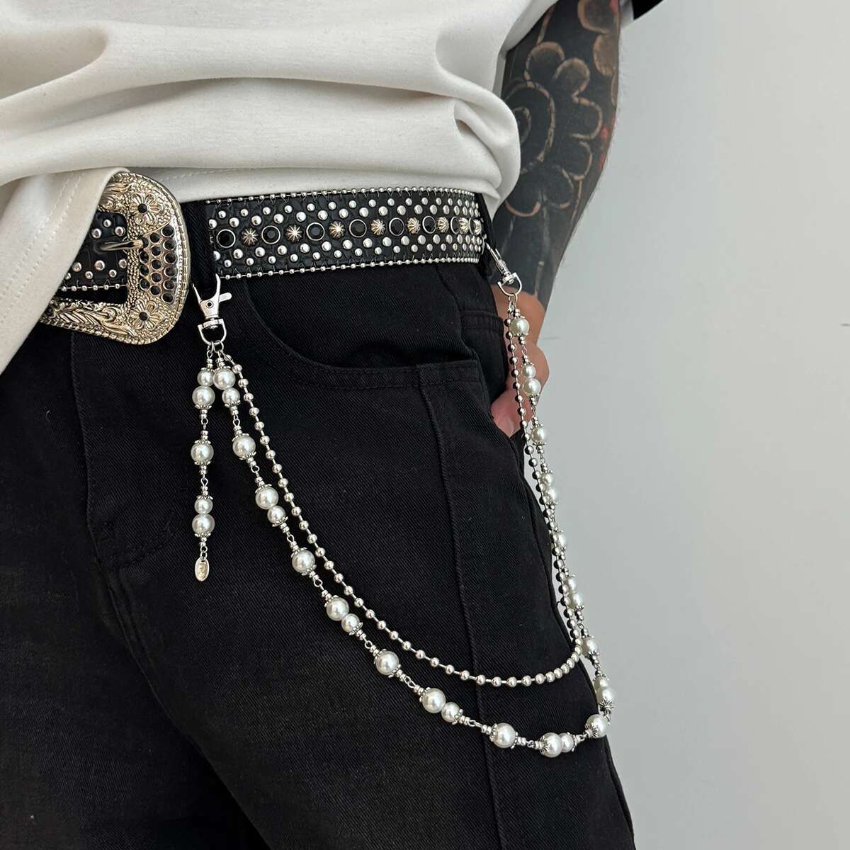 Ingemark 2025 يساير الموضة فري - مراجعة Women'S Jeans Accessories Chain وسعره
