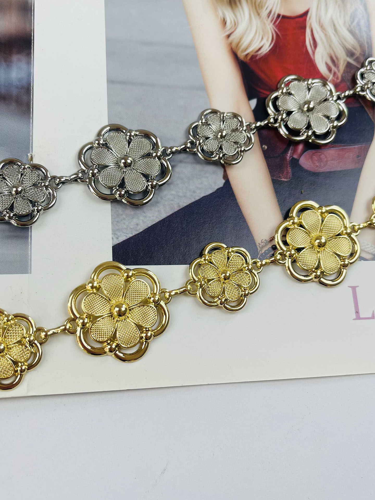 سلسلة خصر نسائية، إكسسوار سلسل - مراجعة Women'S Jeans Accessories Chain وسعره