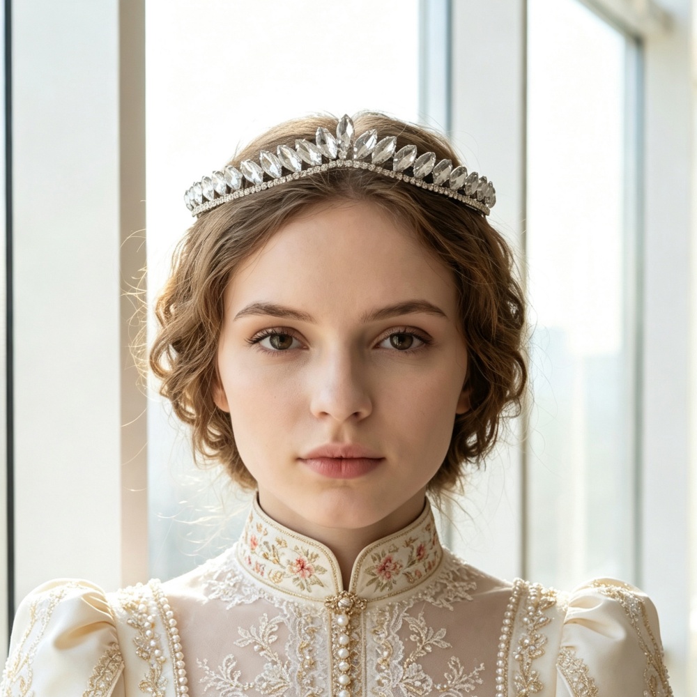 تيجان شعر كريستالية بسيطة للعر - مراجعة Women Accessories For Wedding وسعره