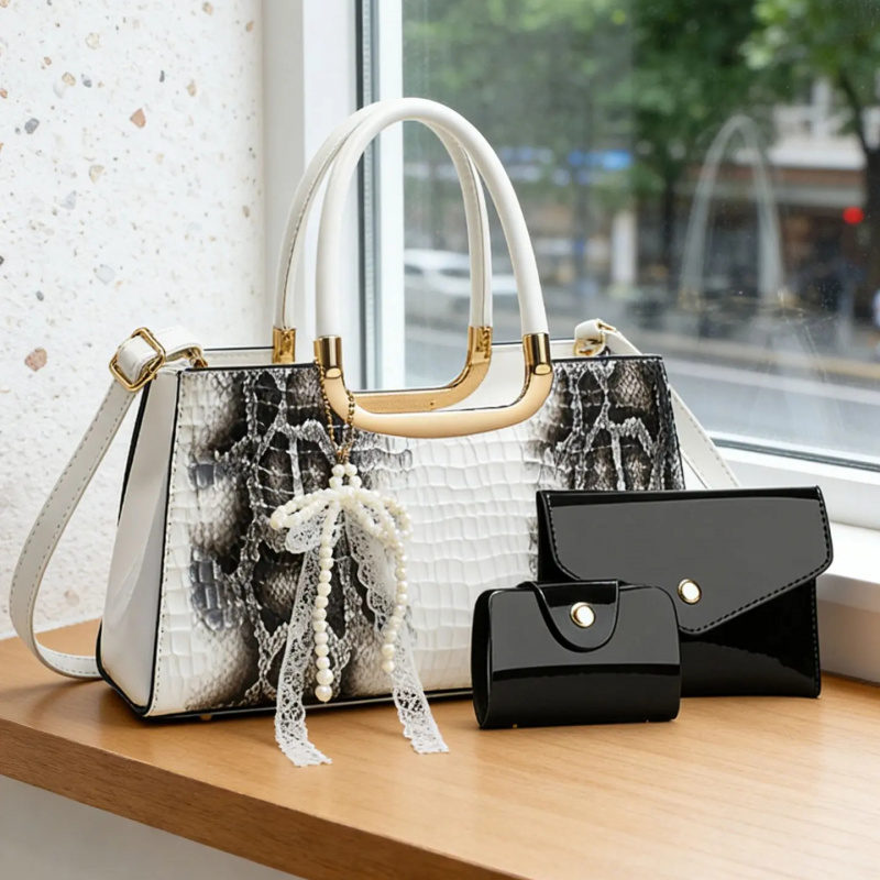 مجموعة حقائب يد نسائية، حقيبة  - مراجعة Women Accessories Set وسعره