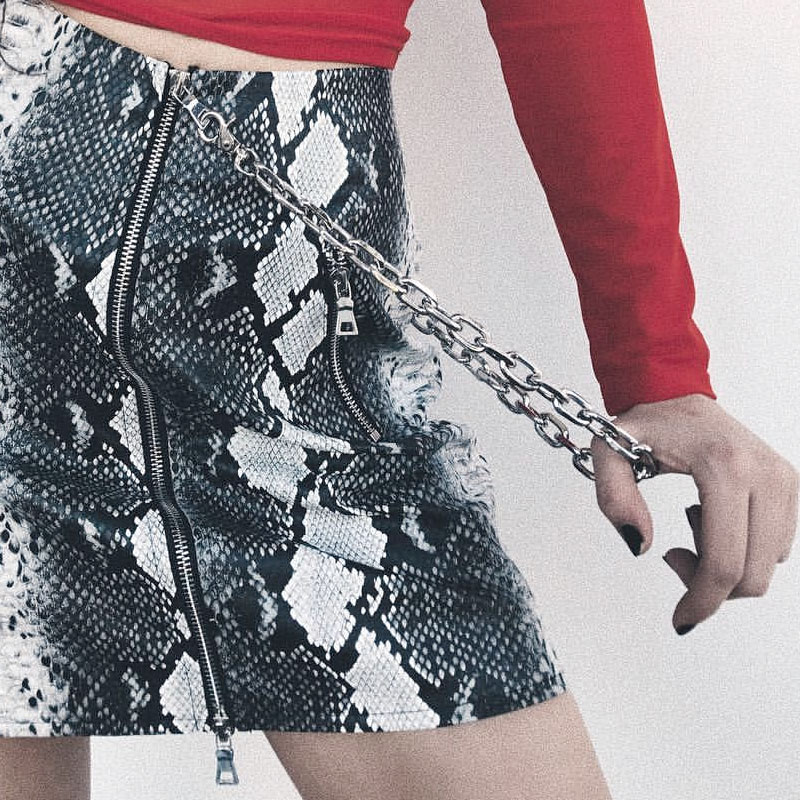 موضة الشرير الهيب هوب العصرية  - مراجعة Women'S Jeans Accessories Chain وسعره