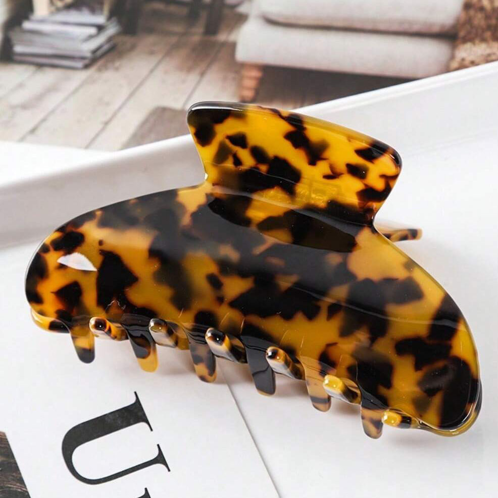 مشبك شعر مخصص بنقشة الفهد، نقش - مراجعة Women Accessories Name وسعره