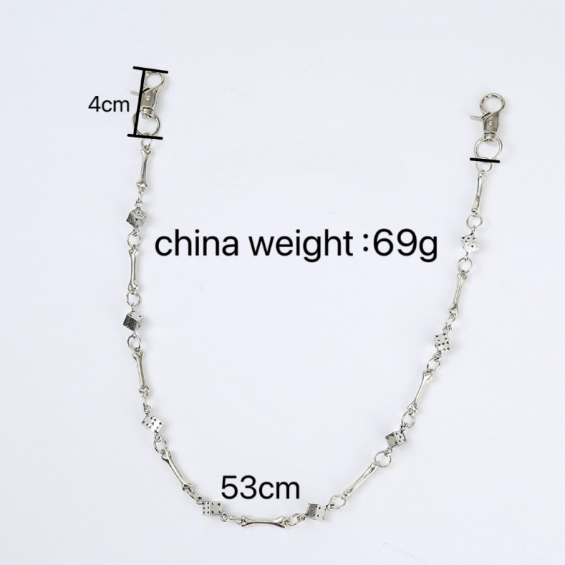 فاسق الصخرة الهيب هوب للجنسين  - مراجعة Women'S Jeans Accessories Chain وسعره