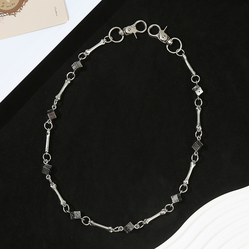 فاسق الصخرة الهيب هوب للجنسين  - مراجعة Women'S Jeans Accessories Chain وسعره