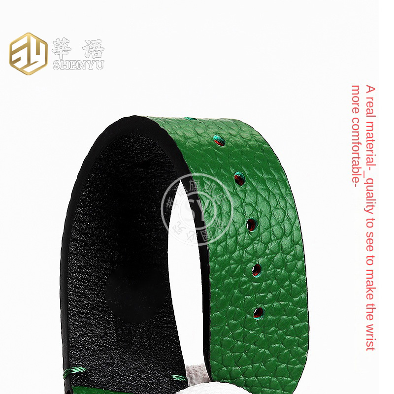 Shenyu-Burt حزام جلد أخضر مزين - مراجعة Women'S Accessories Gucci وسعره