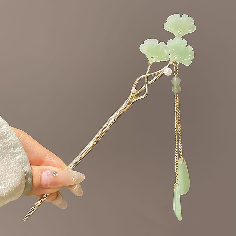 1 قطعة دبوس الشعر الأخضر الأني - مراجعة Women Accessories Shop Design وسعره