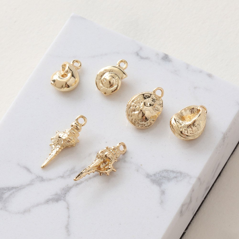 6PCS Dainty Small Conch Shell- - مراجعة Charm Necklace Dainty وسعره