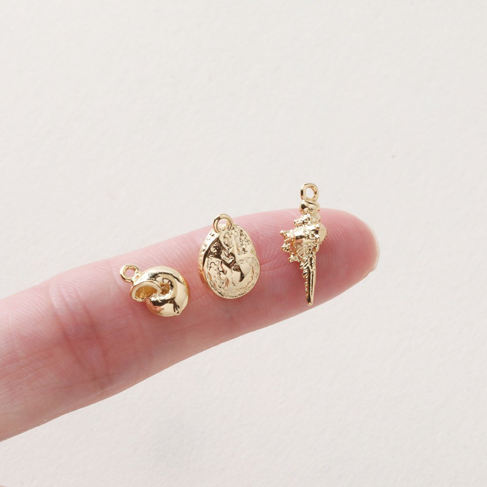 6PCS Dainty Small Conch Shell- - مراجعة Charm Necklace Dainty وسعره