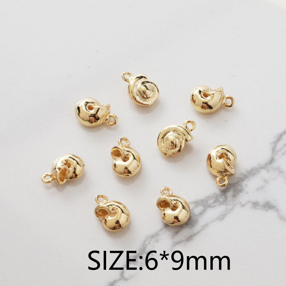 6PCS Dainty Small Conch Shell- - مراجعة Charm Necklace Dainty وسعره