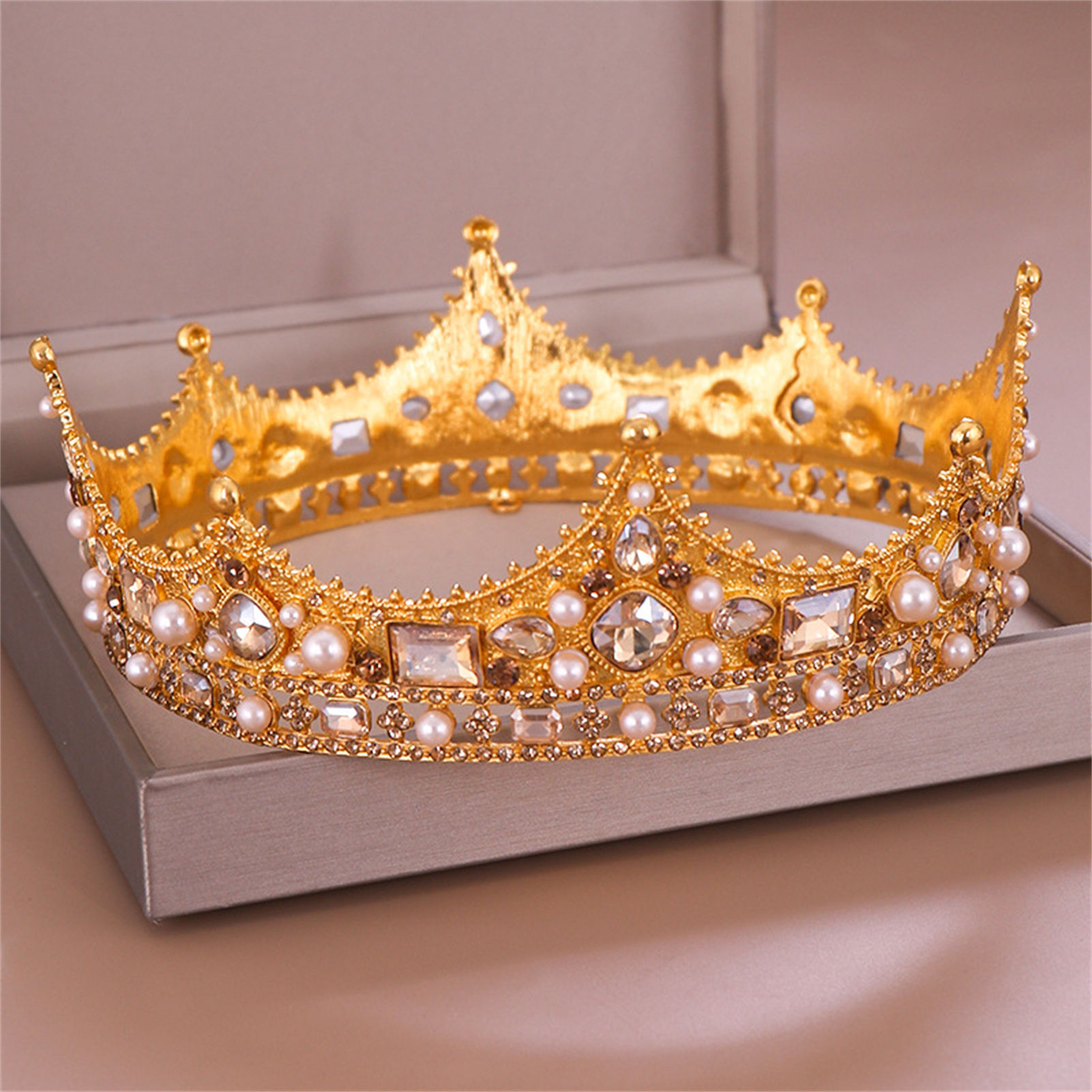 تاج زفاف مرصع بالأحجار الكريمة - مراجعة Women Accessories For Wedding وسعره