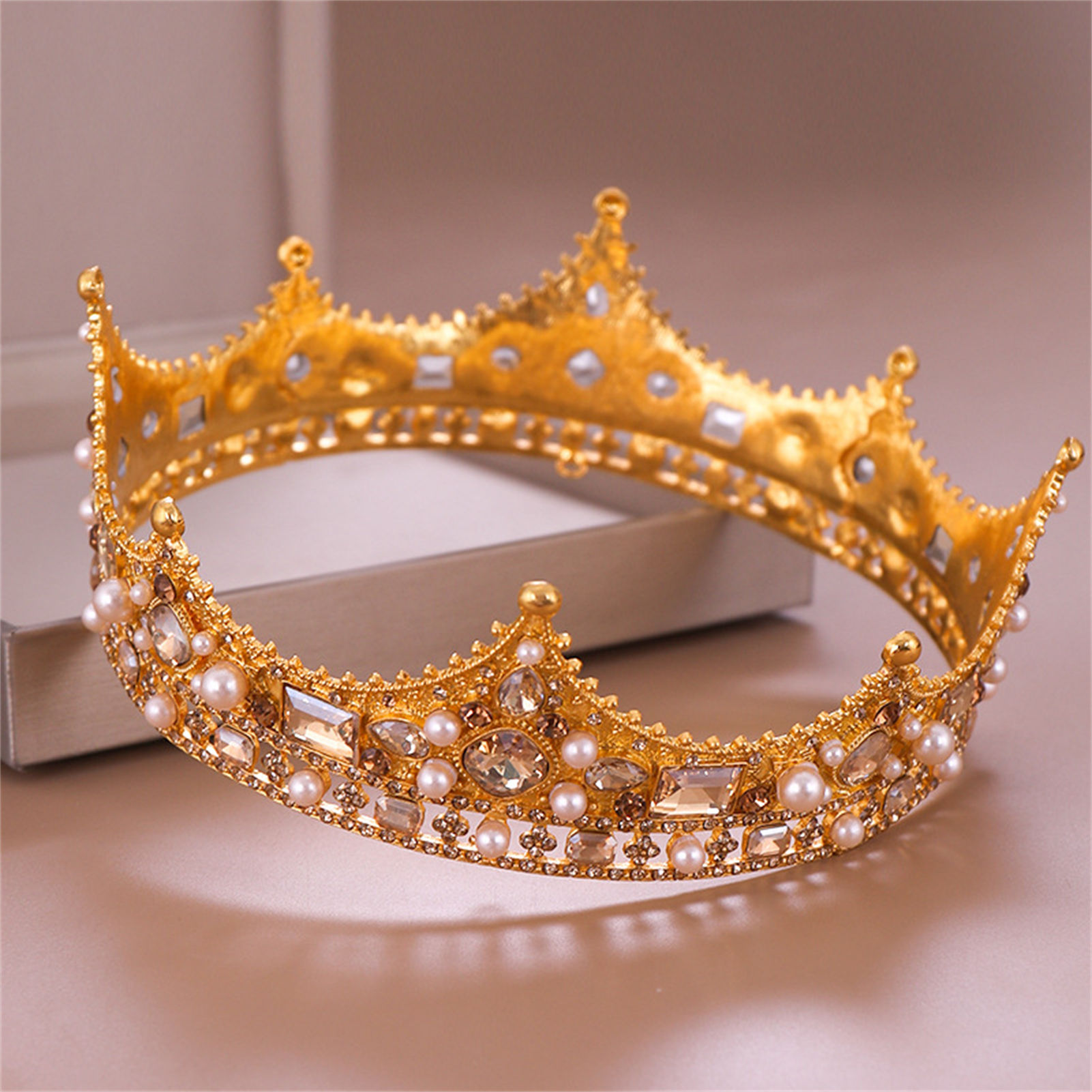 تاج زفاف مرصع بالأحجار الكريمة - مراجعة Women Accessories For Wedding وسعره