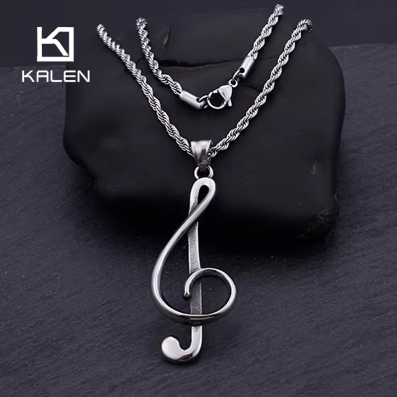 قلادة KALEN من الفولاذ المقاوم - مراجعة Women Accessories Bd وسعره